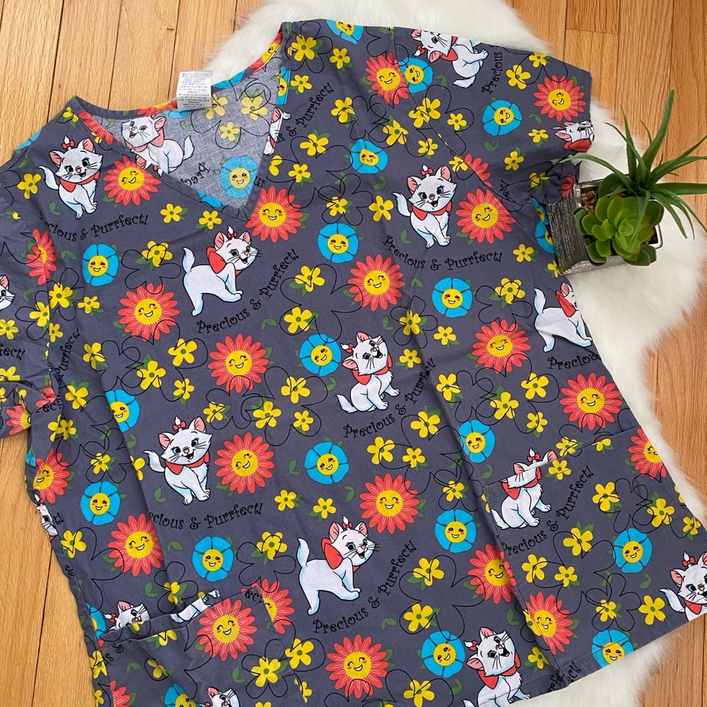 Aristocats scrub top